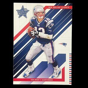 Tom Brady 2004 Leaf Rookie & Stars #56  | NM+ or better | The GOAT | Patriots